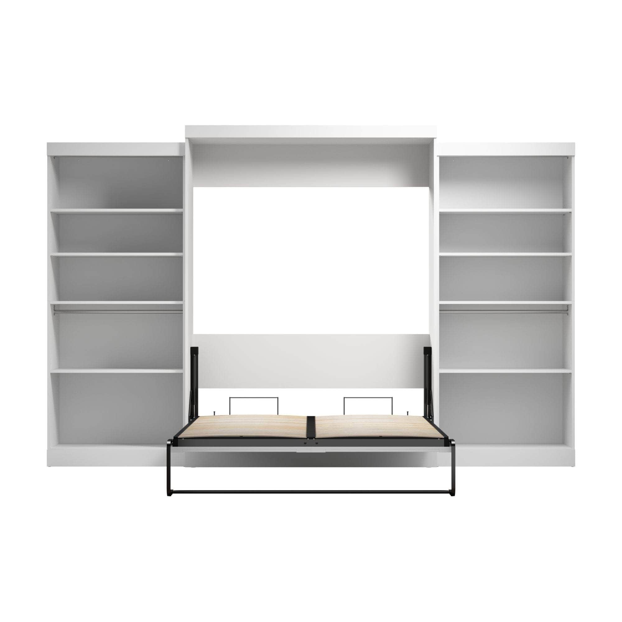Pur Queen Murphy Wall Bed with 2 Storage Units - 136