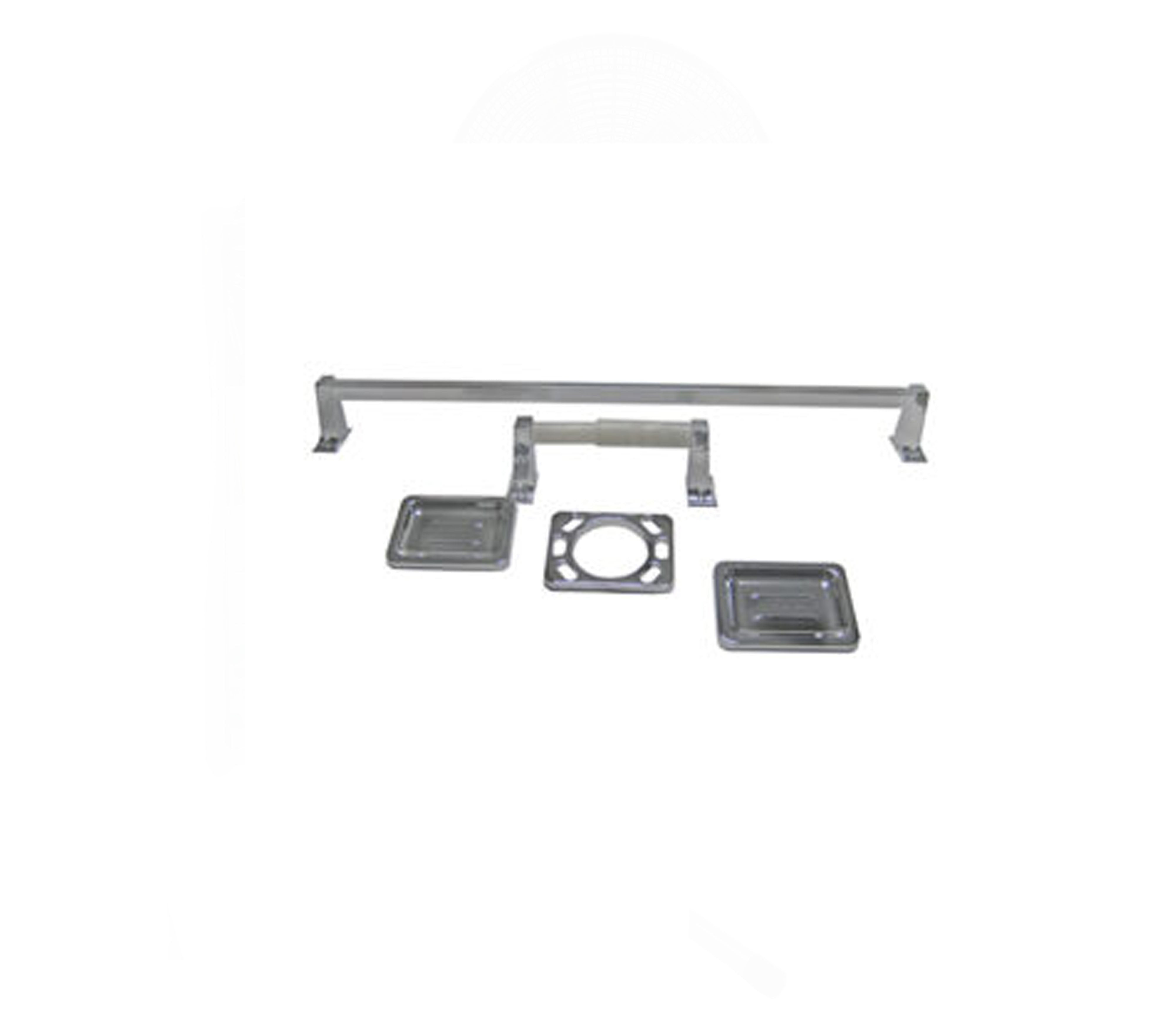 5-Piece Chrome Bathroom Accessory Set by Fermetal - Perfect for Modern Bathrooms & Home Decor