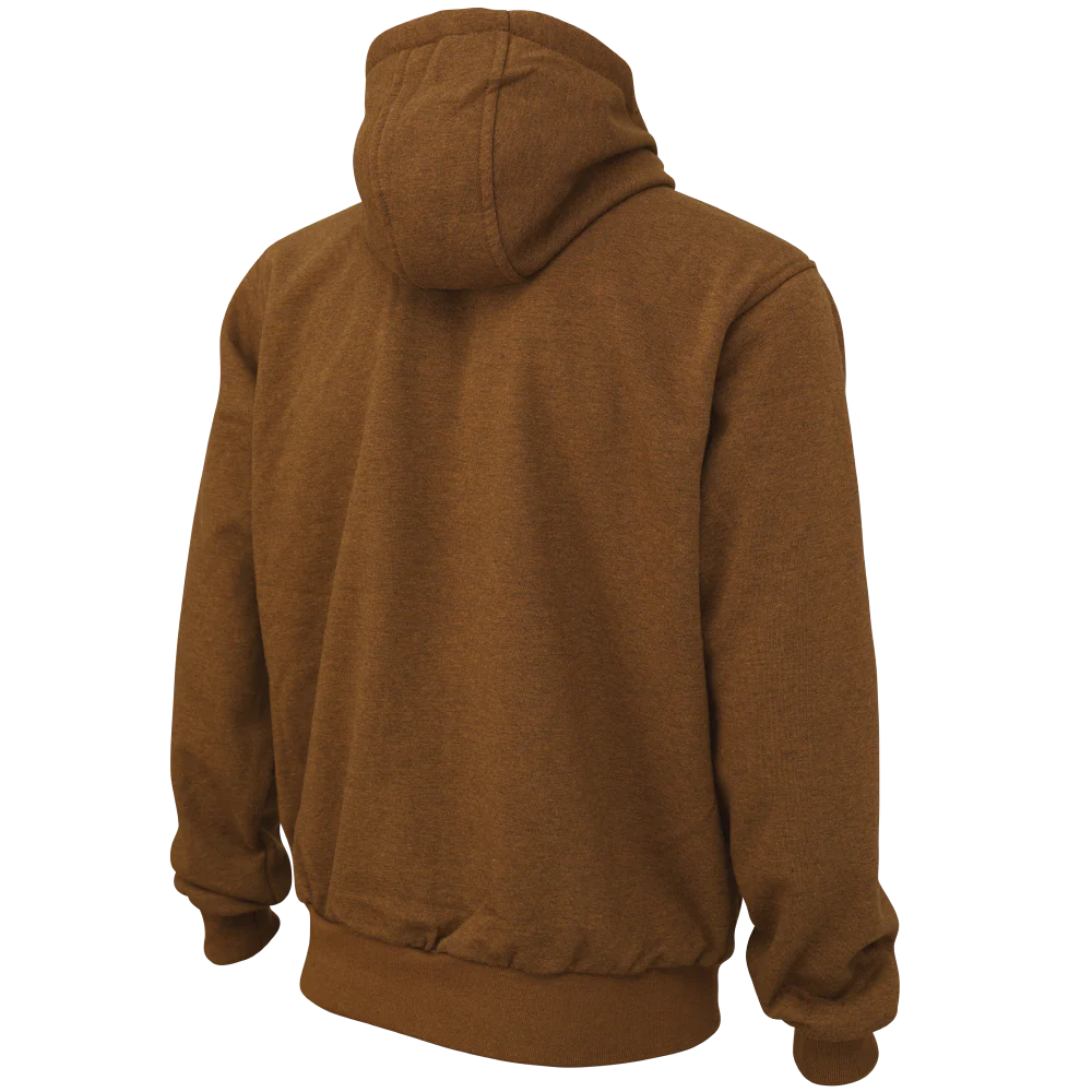 Tough Duck WJ21 Heavy Duty Zip Hoodie for Men - Durable Workwear for Construction, Outdoor & Cold Weather Activities