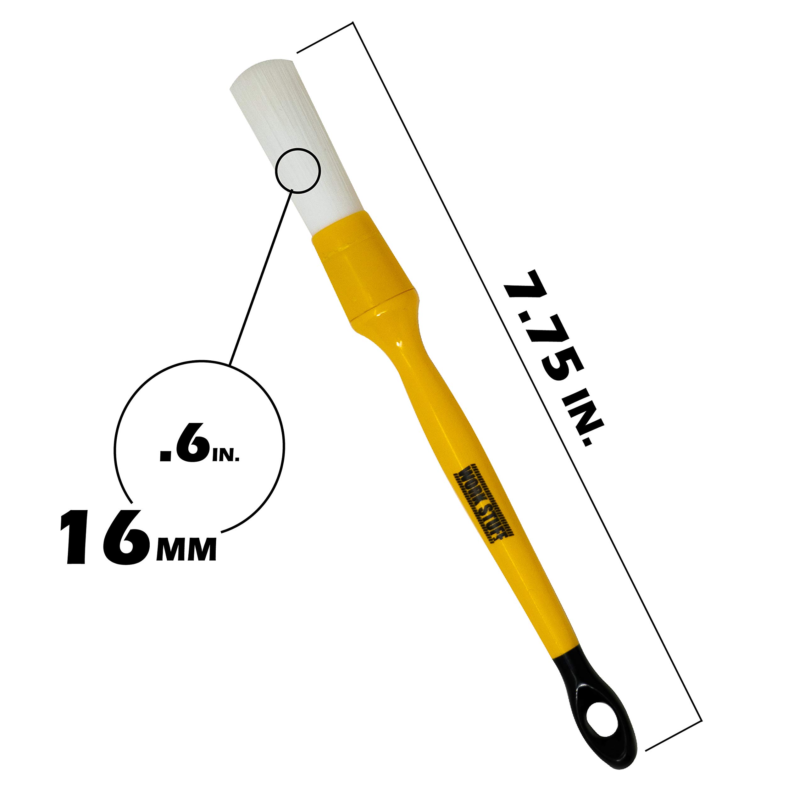 Chemical Resistant Detailing Brush 16mm - Perfect for Car & Bike Cleaning