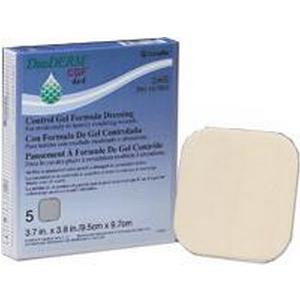 Convatec DuoDerm CGF Hydrocolloid Wound Dressing 4x4 Inches - Sterile Wound Care for Pressure Ulcers, Diabetic Sores & Skin Tears - Medical Grade Bandage for First Aid & Post-Surgery Recovery