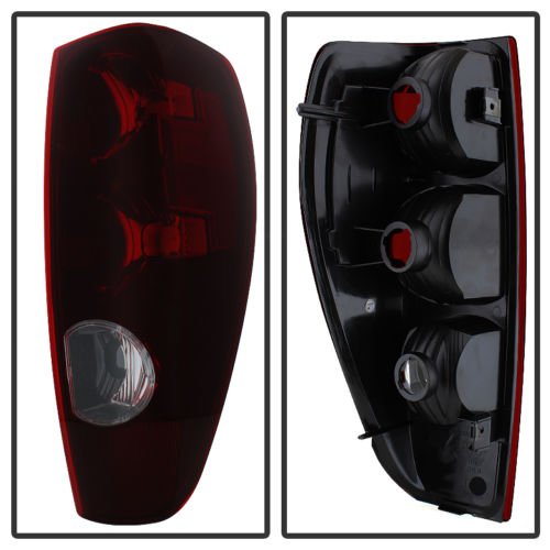 Jdragon Black Housing Smoke Lens Tail Brake Lights Set Compatible for Chevy Colorado & GMC Canyon 2004-2012 - Upgrade Your Truck's Style & Safety for Night Driving & Off-Road Adventures
