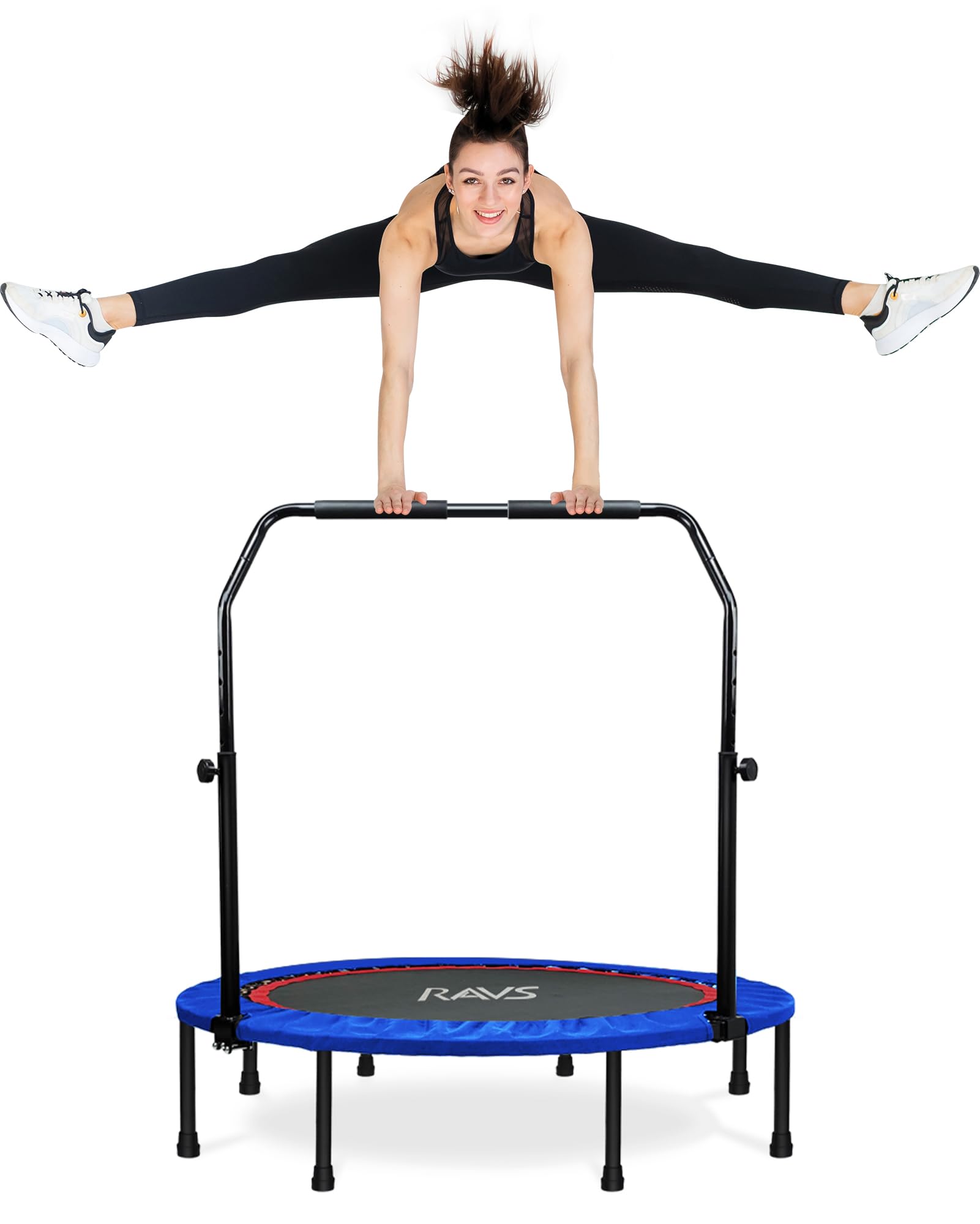 Rebounder Trampoline for Adults - 450/550 LB Capacity Foldable Mini Trampoline, 40