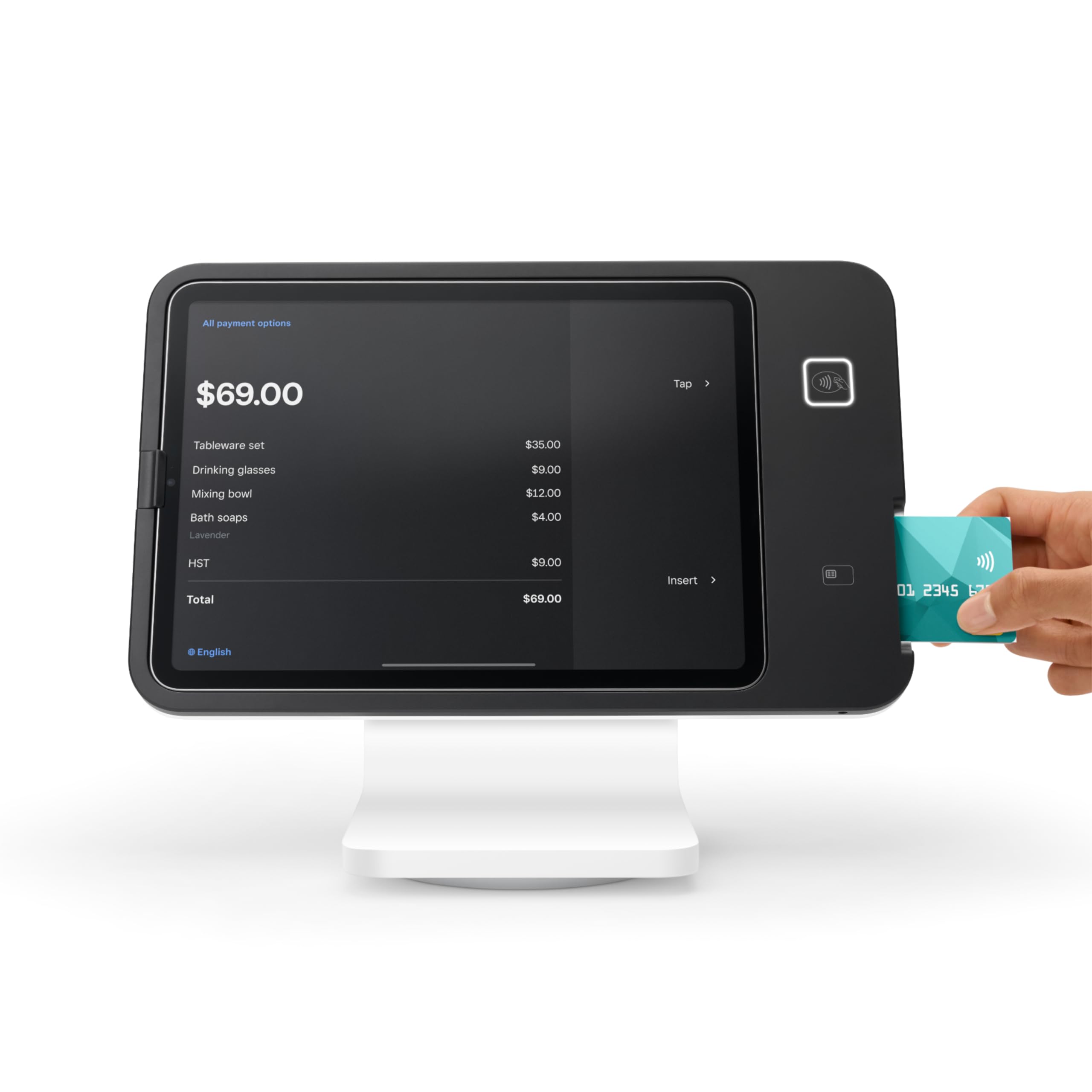 Square Stand 2nd Gen USB-C - Secure & Stylish POS System for iPad - Perfect for Retail, Restaurants & Small Businesses