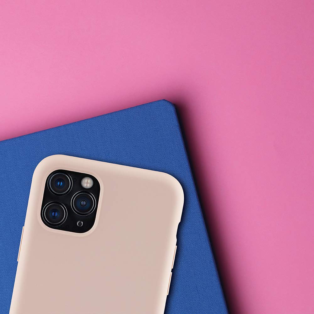 aiino - Heavy Duty Shockproof Silicone Case for iPhone 11 Pro Max with Soft Microfiber Lining - Pink | Perfect for Outdoor Activities & Daily Protection