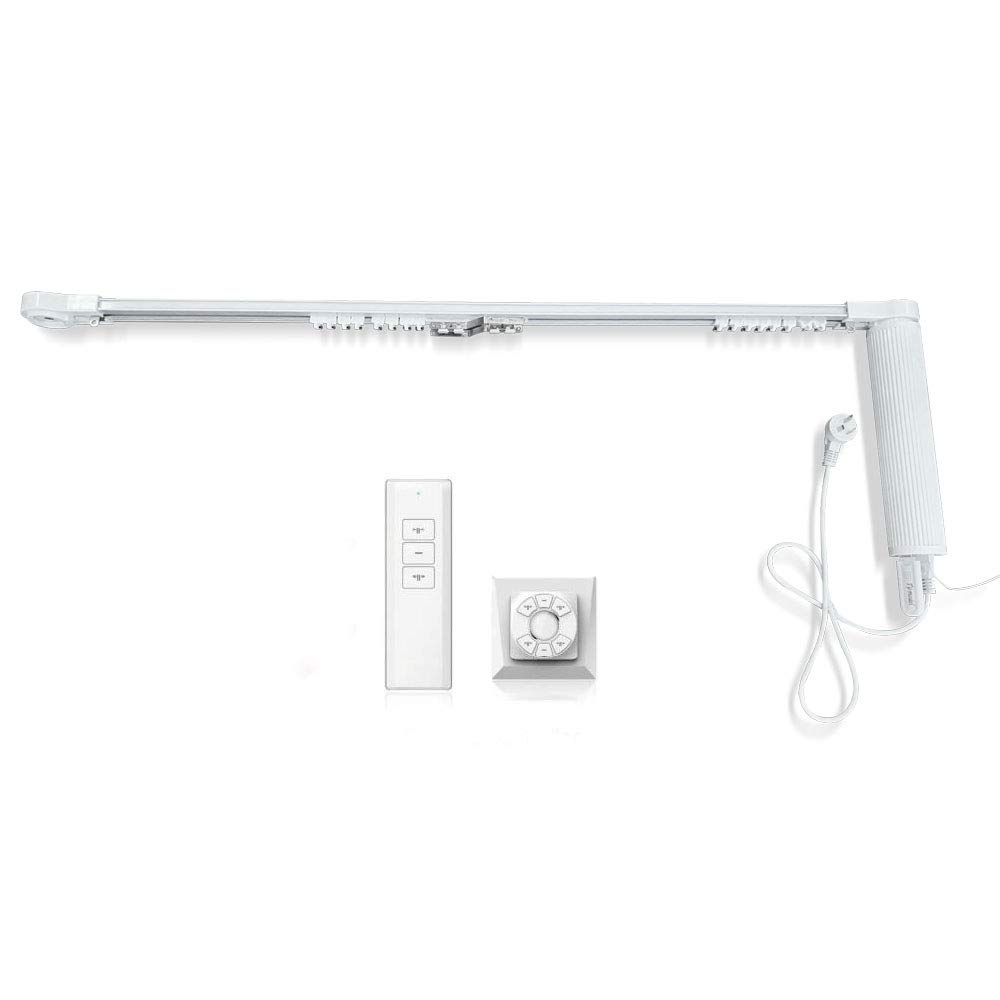 Smart WiFi Automatic Curtain Motor Track System - DIY Custom Length (Up to 7.2m) for Home Automation, Remote Control & Voice Assistant Compatible - Perfect for Living Room, Bedroom & Smart Home Setup