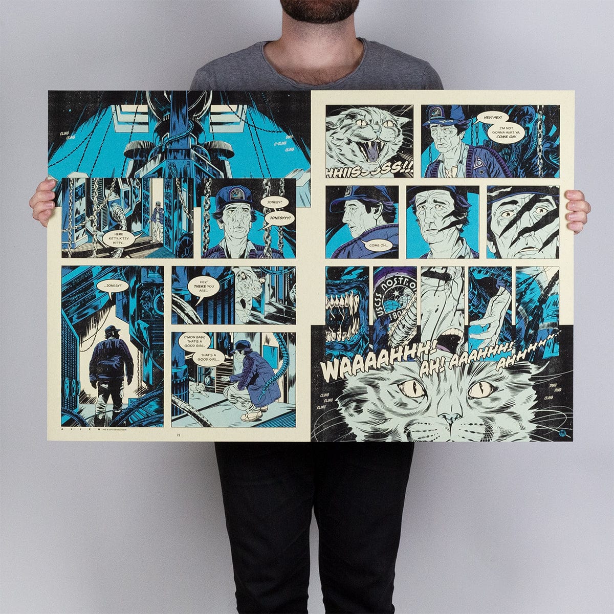 Alien Poster 2 - Sci-Fi Wall Art Decor for Home, Office & Gifts | UFO, Space & Extraterrestrial Theme | Perfect for Movie Fans & Astronomy Enthusiasts