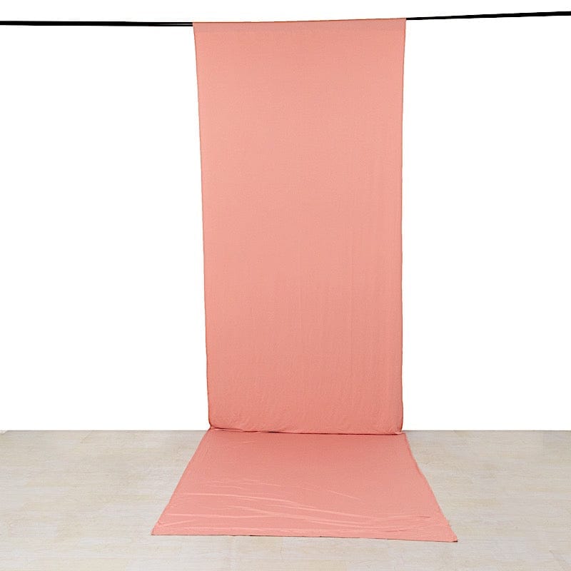16 ft 4-Way Stretch Spandex Backdrop Curtain with Divider - Perfect for Photo Booths, Stage Performances & Event Decorations