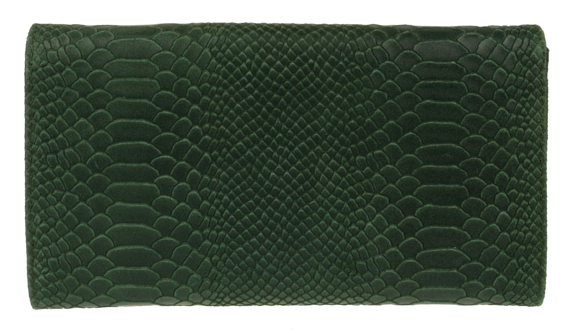 Stylish Women's Italian Leather Snake Print Suede Clutch Bag - Elegant Evening Purse for Parties, Weddings & Date Nights