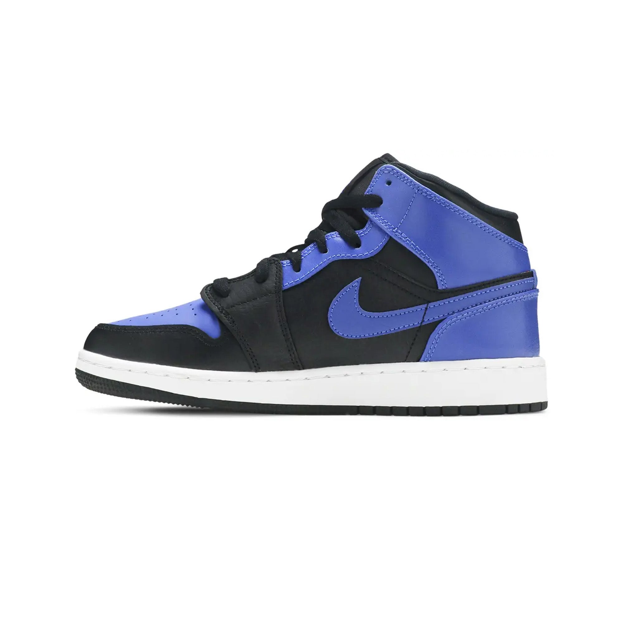 Air Jordan 1 Mid 'Hyper Royal' GS Basketball Shoes - Stylish Sneakers for Women & Girls - Perfect for Sports, Casual Wear & Street Fashion