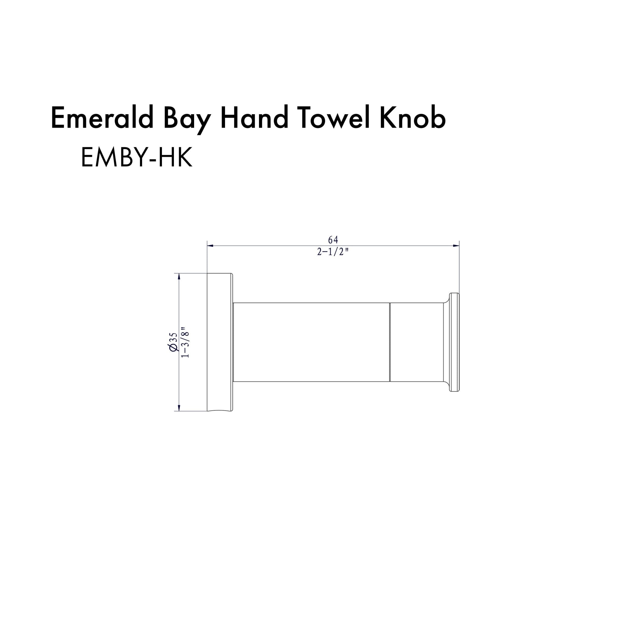ZLINE Emerald Bay Polished Gold Towel Hook - Bathroom Wall Mounted Hook for Towels, Robes & Accessories - Perfect for Bathroom, Spa & Home Decor