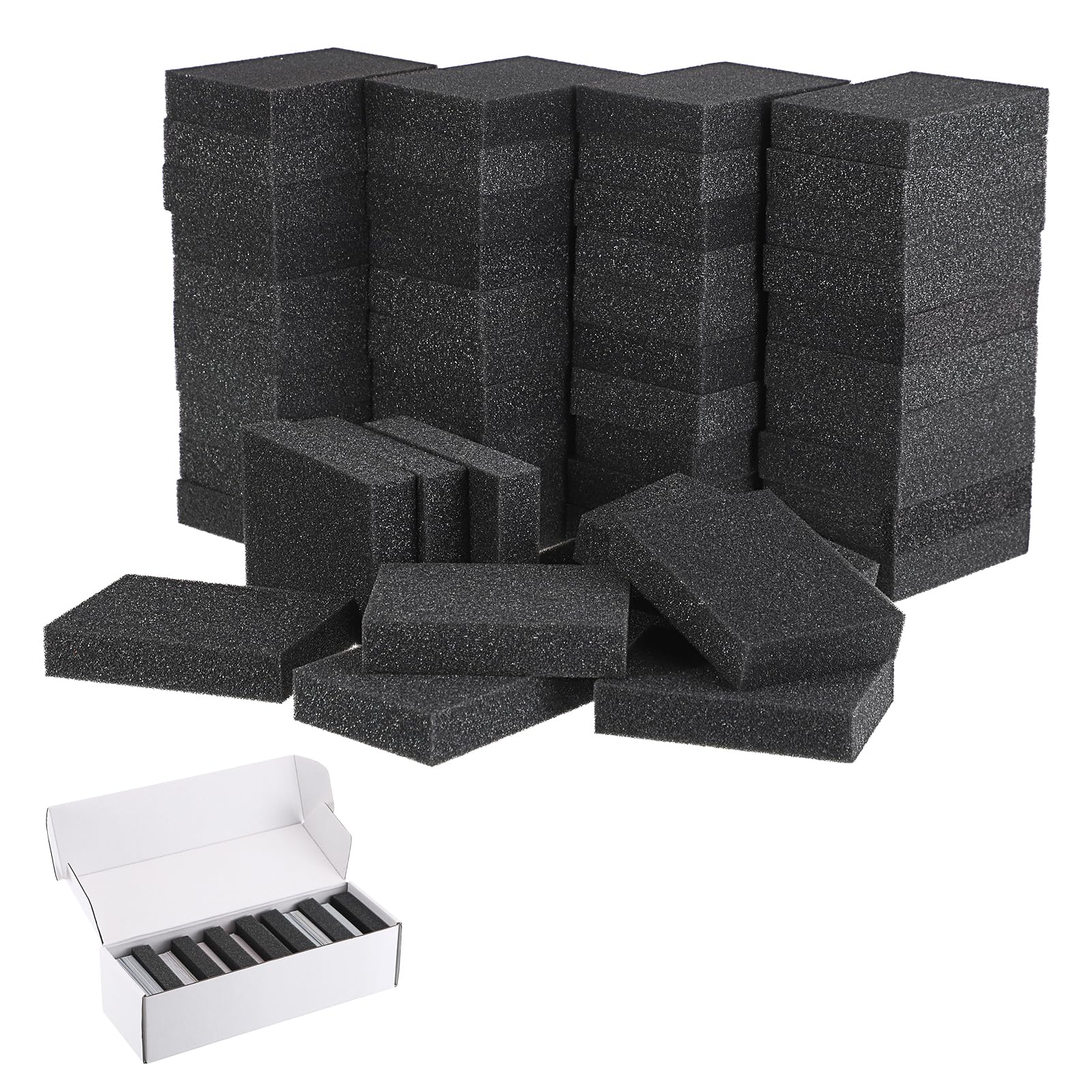 OwnMy 50PCS Shock-Absorbing Sponge Trading Card Dividers - Perfect for Trading Card Storage Boxes, Game Card Organizers & Collectible Card Protection - Ideal for MTG, Pokemon, Yu-Gi-Oh & Sports Card Collections