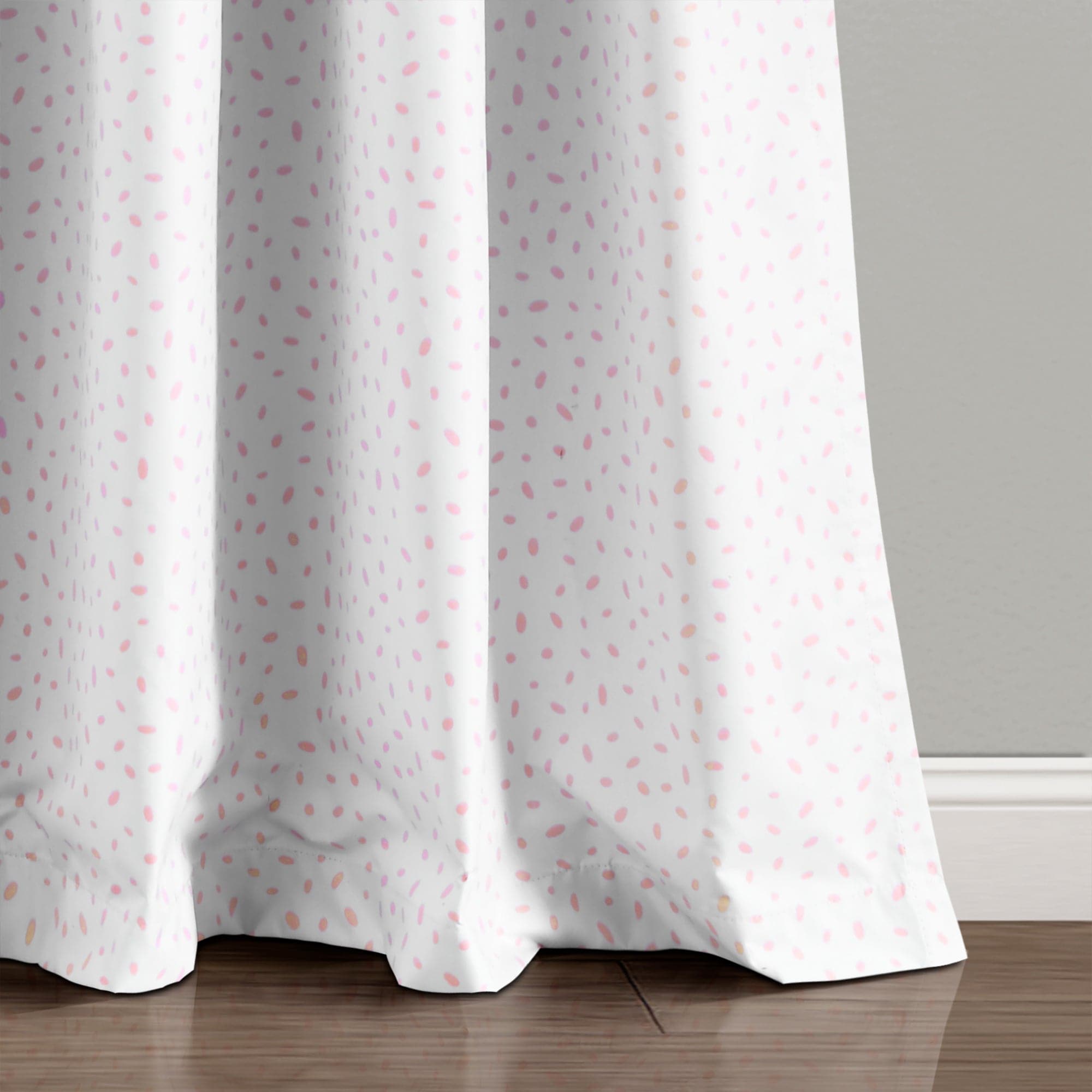 Pixie Fox Geo Blackout Window Curtain Panel - Blackout Curtains for Bedroom, Living Room & Nursery - Light Blocking Thermal Insulated Drapes for Better Sleep & Energy Efficiency