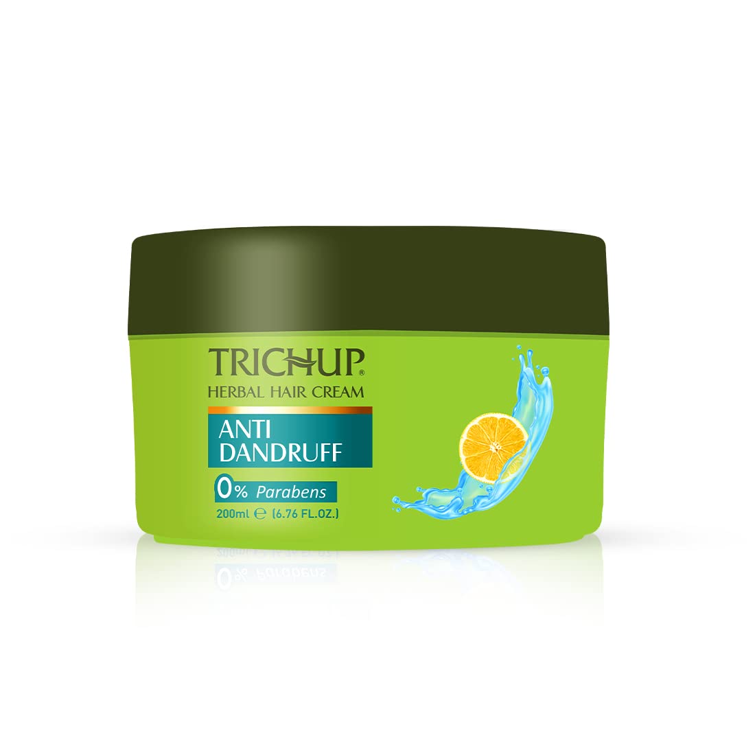 Trichup Anti-Dandruff Herbal Hair Cream with Neem, Rosemary, Lemon & Tea Tree Oil - Fights Dandruff & Soothes Itchy Scalp - 200ml for Dry, Flaky Scalp Care - Perfect for Daily Hair Treatment & Scalp Health