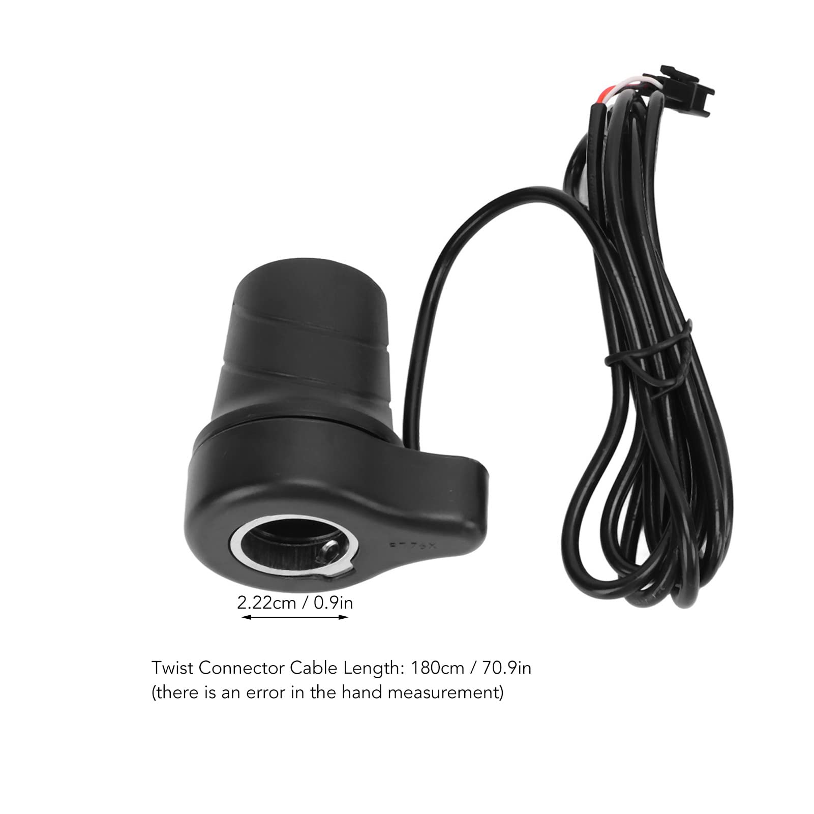 Alomejor Electric Half Throttle Grip - Universal Handlebar Throttle Control for E-Bikes, Scooters & Motorcycles - High-Speed Performance & Easy Installation - Perfect for Commuting & Off-Road Adventures