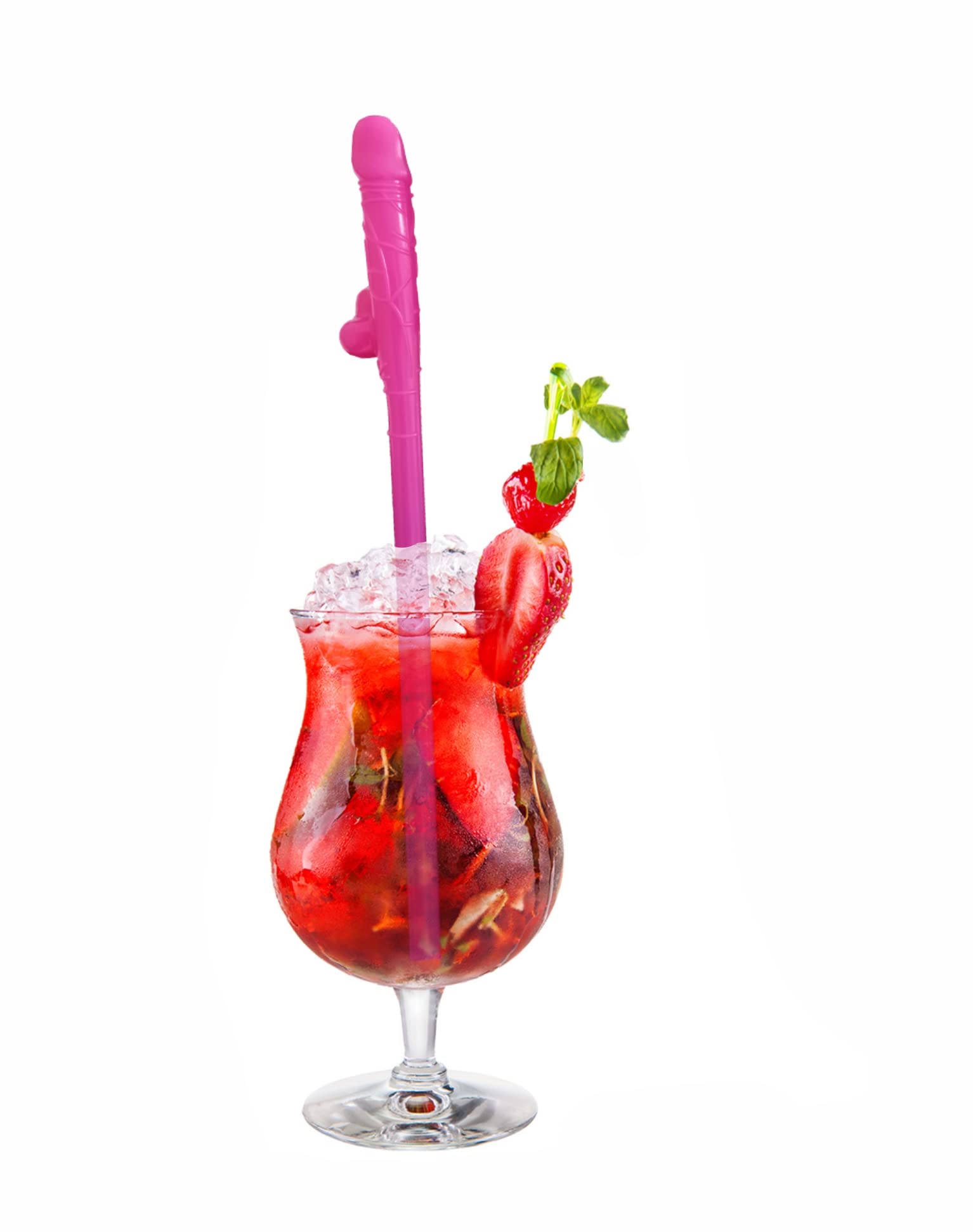 10 Pack Bachelorette Party Straws - Fun Penis Drinking Straws for Bachelorette Party Decorations - Naughty Hen Party Supplies - Perfect for Girls Night Out & Bridal Shower Events