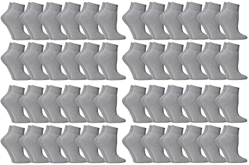Men 36 Pack Gray Ankle
