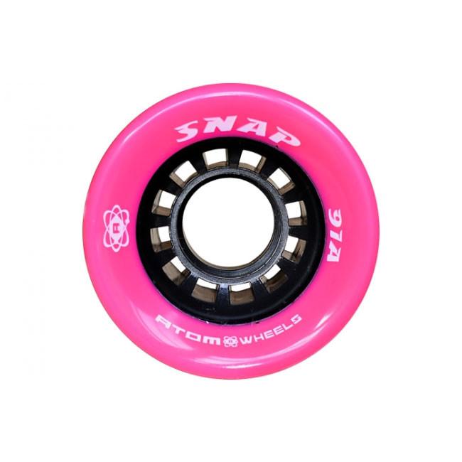 Atom Snap Wheels 60mm 4 Pack - High Performance Skateboard Wheels for Smooth Riding | Perfect for Street Skating, Park Tricks & Commuting