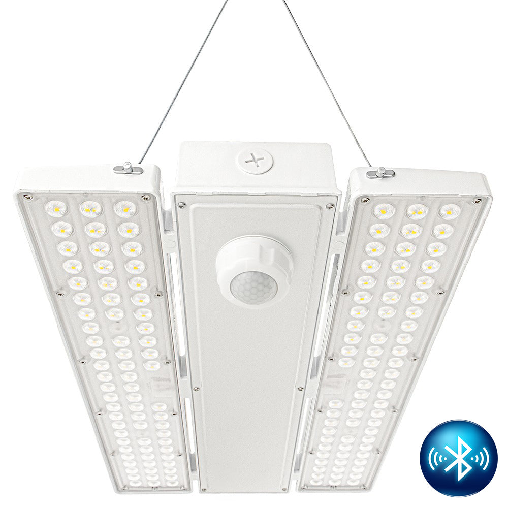 PAVO IV LED High Bay Light 310W/270W/240W - 46,500 Lumens - 120-277V - 5000K Daylight - 1000W Metal Halide Replacement - Energy Saving Warehouse & Industrial Lighting for Factories, Gyms, and Storage Facilities