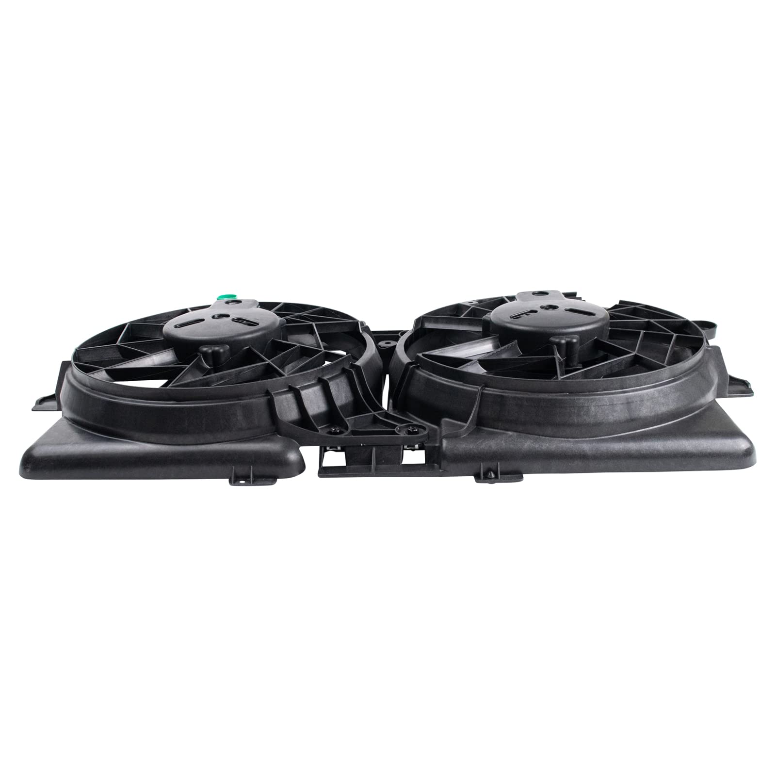 TRQ MA3115129 Radiator Dual Cooling Fan Assembly Replacement for 2005-2007 Ford Escape, 2005-2006 Mazda Tribute & Mercury Mariner - High Performance Engine Cooling for Hot Weather & Heavy Duty Driving