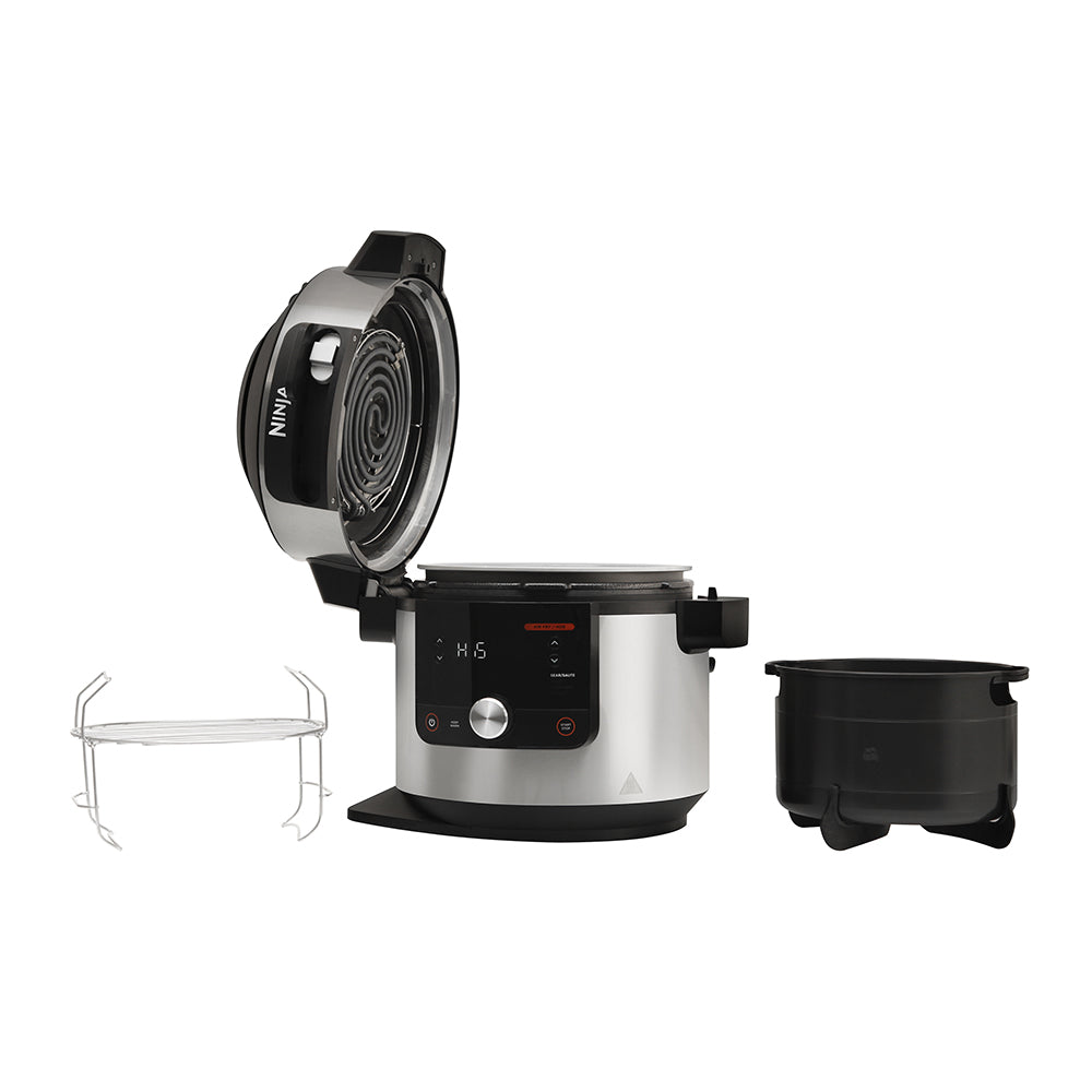 Ninja Foodi SmartLid Multi Cooker - 6-in-1 Pressure Cooker, Air Fryer, Slow Cooker, Steamer, Sauté Pan & Yogurt Maker - Perfect for Family Meals, Meal Prep & Healthy Cooking