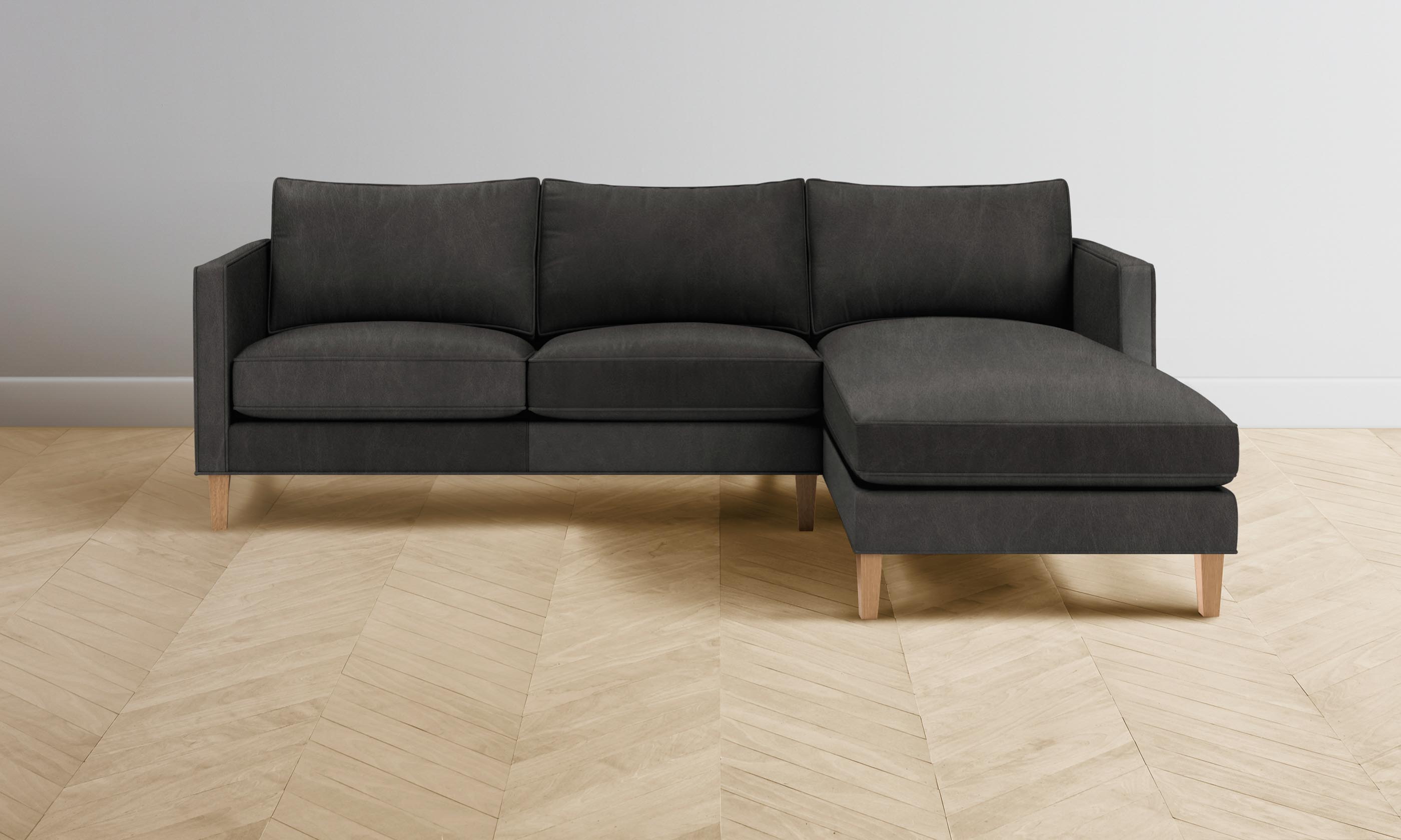 Premium Crosby Sectional Sofa in Genuine Tuscan Leather Seal - Perfect for Living Room, Lounge & Home Theater Comfort