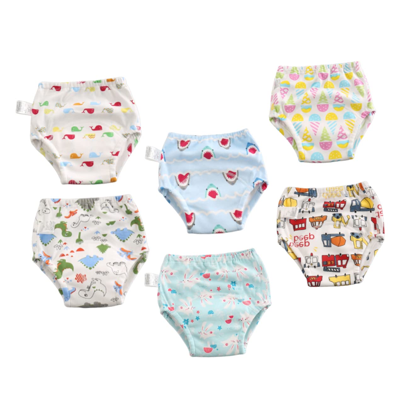 ifundom 18 Pcs Potty Training Pants - Nighttime Diaper Pants for Toddlers & Kids - Reusable Toilet Training Underwear for Boys & Girls - Perfect for Daytime & Overnight Use