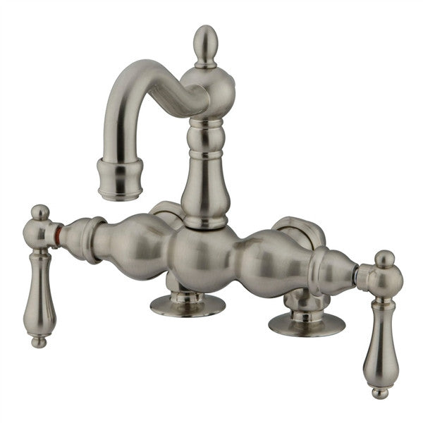Deck Mount Tub Filler - Matte Black Wall Mounted Bathtub Faucet with Hand Shower, Perfect for Modern Bathroom Renovation and Spa-Like Experience