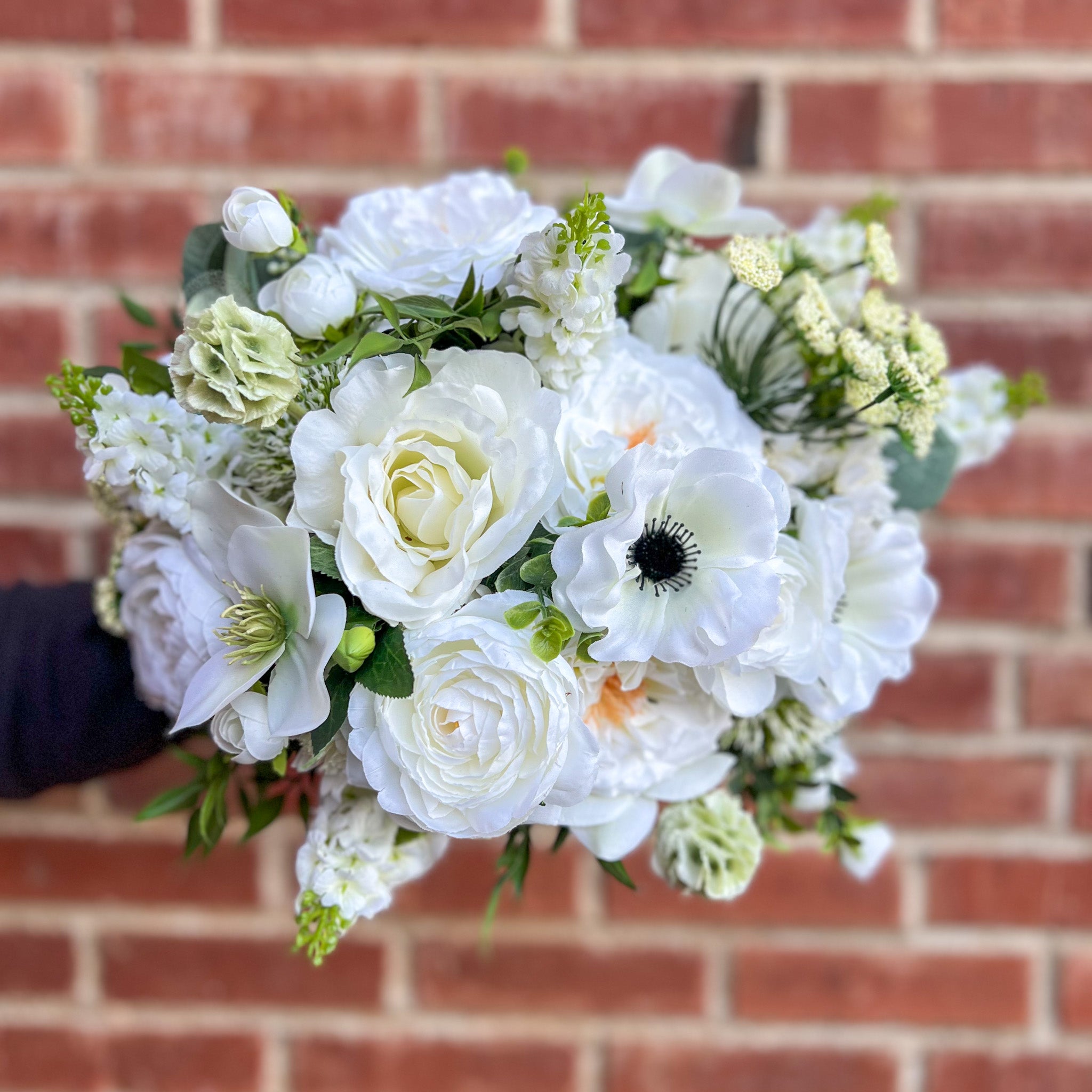 Elegant Everlasting Silk Bridal Bouquet - Luxury Wedding Flowers for Brides, Bridesmaids & Wedding Decor - Perfect for Ceremonies, Receptions & Photo Shoots