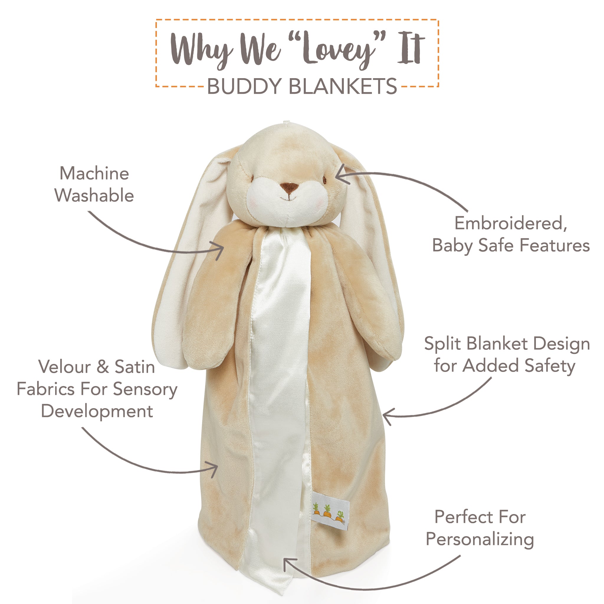 RETIRED Nibble Buddy Blanket Almond Joy - Soft & Cozy Pet Blanket for Dogs & Cats - Perfect for Cuddling, Napping & Travel
