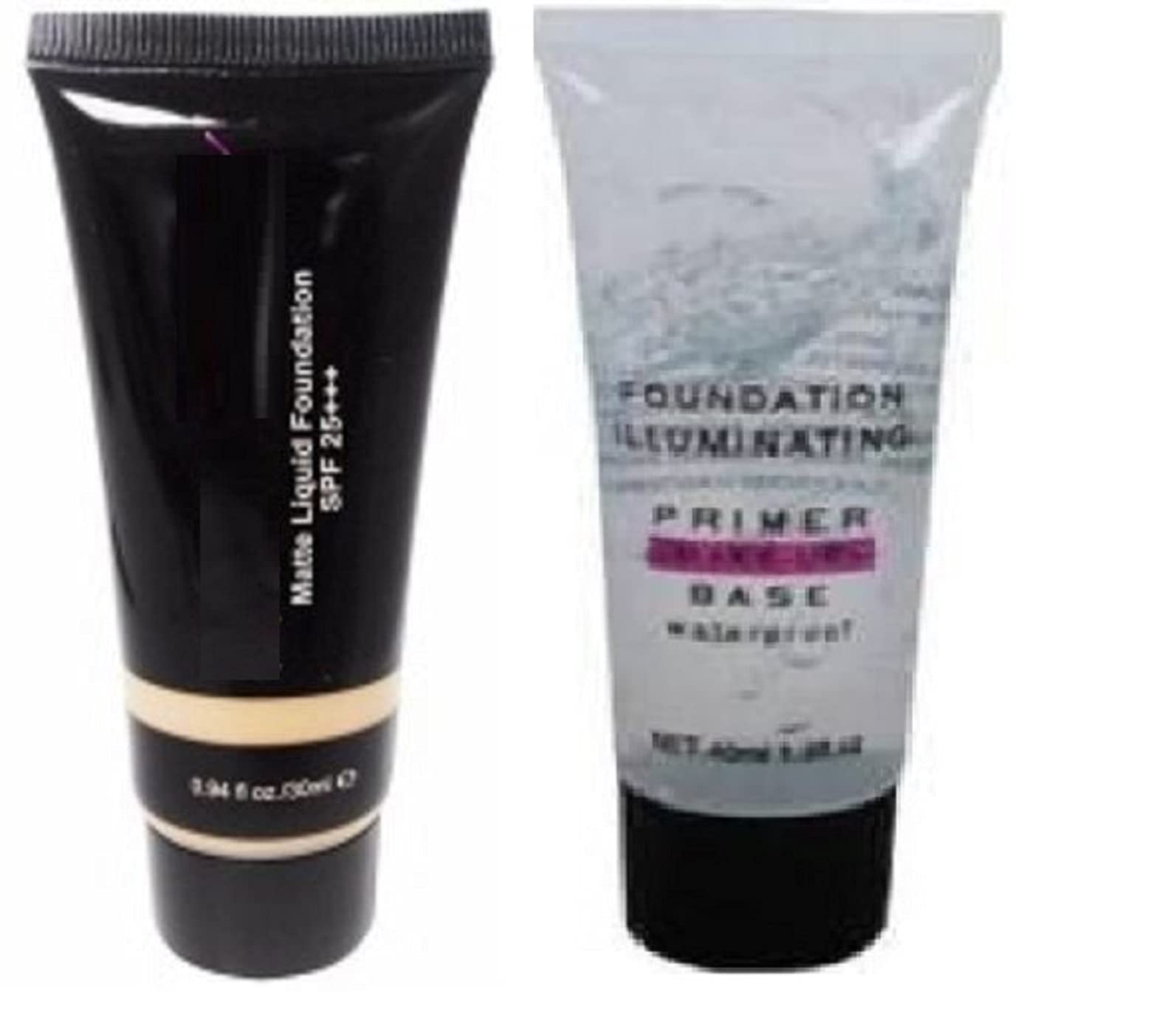 Elecsera Natural Mist Foundation & Face Primer Set - 2-in-1 Makeup Base & Hydrating Primer for Flawless Skin | Perfect for Daily Wear & Special Occasions