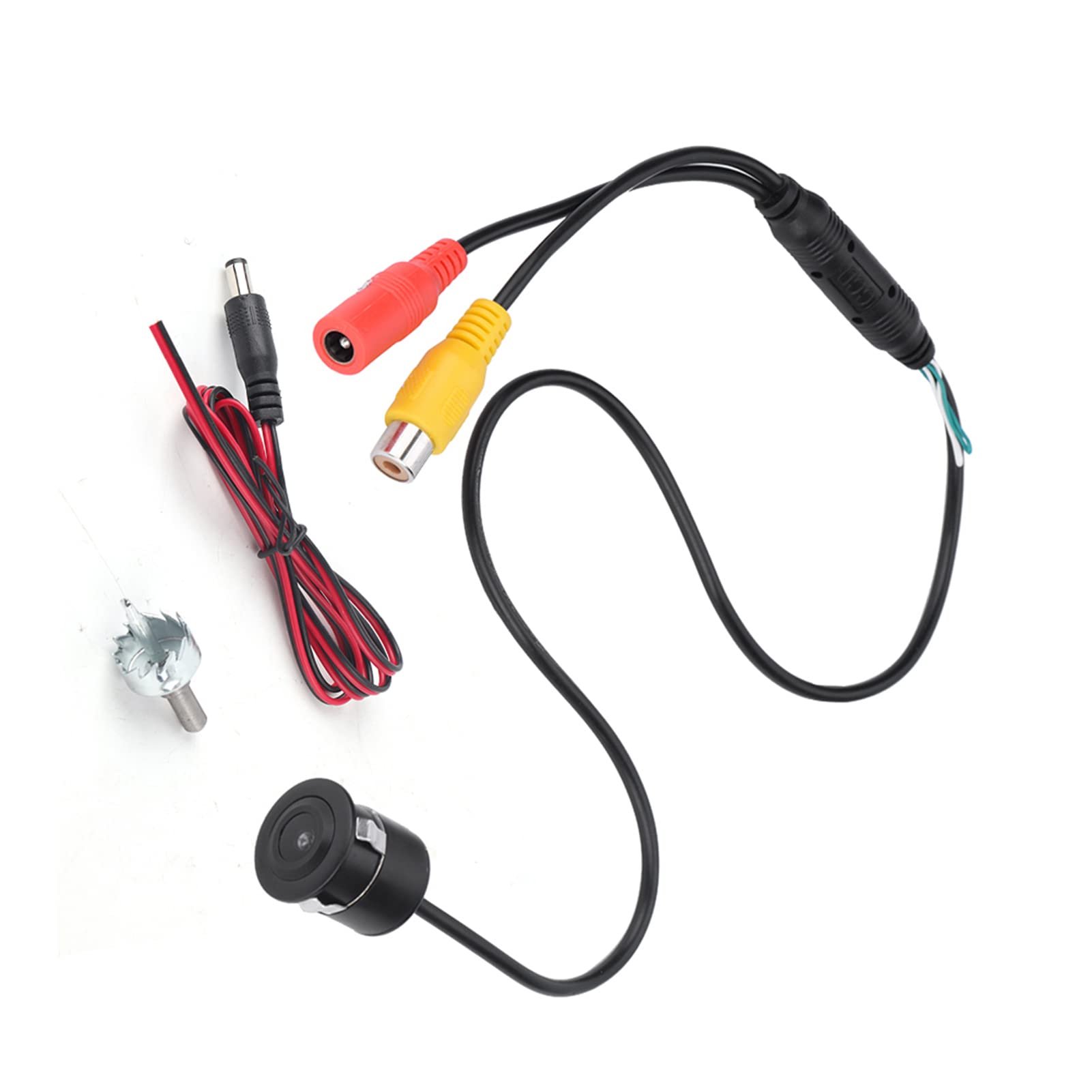 170° Wide Angle Waterproof Mini CCD Camera - HD Color CCTV for Car Security, Parking, Night Vision & Rear View Monitoring