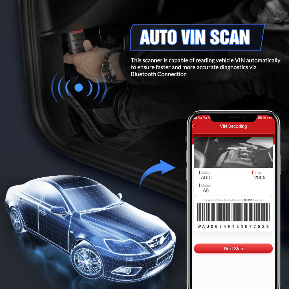 THINKCAR ThinkDiag Bluetooth OBD2 Scanner for Car Diagnostics - Check Engine Light, Read & Clear Codes, Live Data - Compatible with Android & iOS (Old Version) - Perfect for DIY Mechanics & Professional Auto Repair Shops