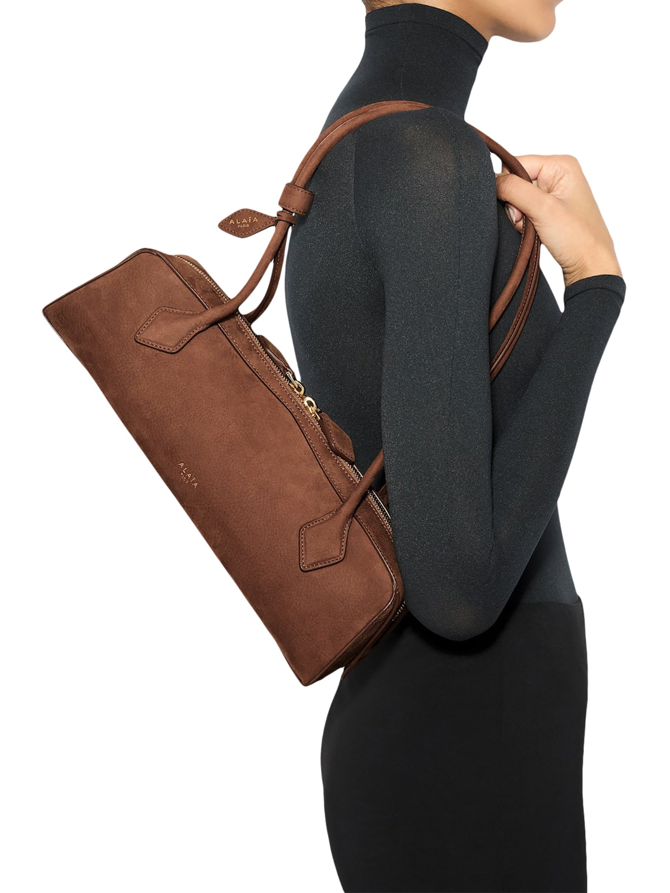 Premium Nubuck Calfskin Medium Dachshund Bag - Stylish & Durable Leather Handbag for Women, Perfect for Work, Travel & Everyday Use
