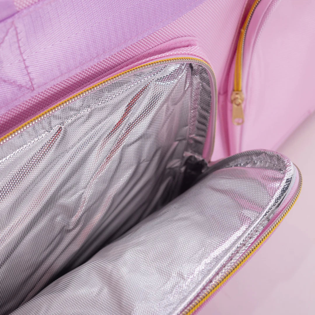 Rac n Roll Medium Pink Bag with Built-in Storage - Stylish and Functional Handbag for Women, Perfect for Work, Travel, and Everyday Use