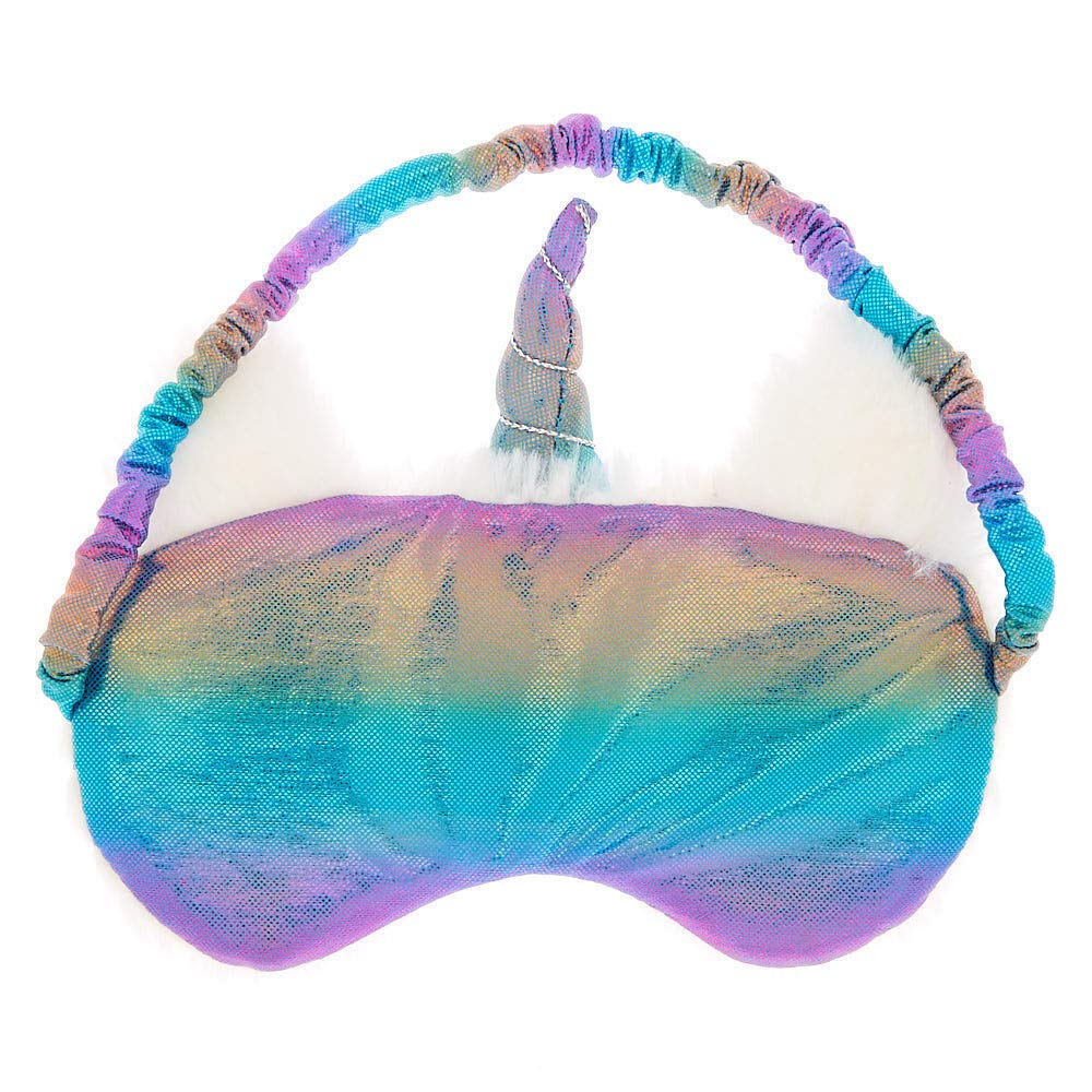 Claire's Caticorn Sleep Mask for Girls - Soft & Comfortable Eye Mask for Better Sleep, Travel & Relaxation