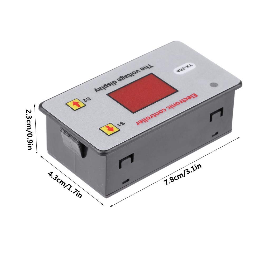 12V DC Low Voltage Cut Off Switch - Automatic Battery Protection Undervoltage Controller for Solar Panels, RVs, and Car Audio Systems