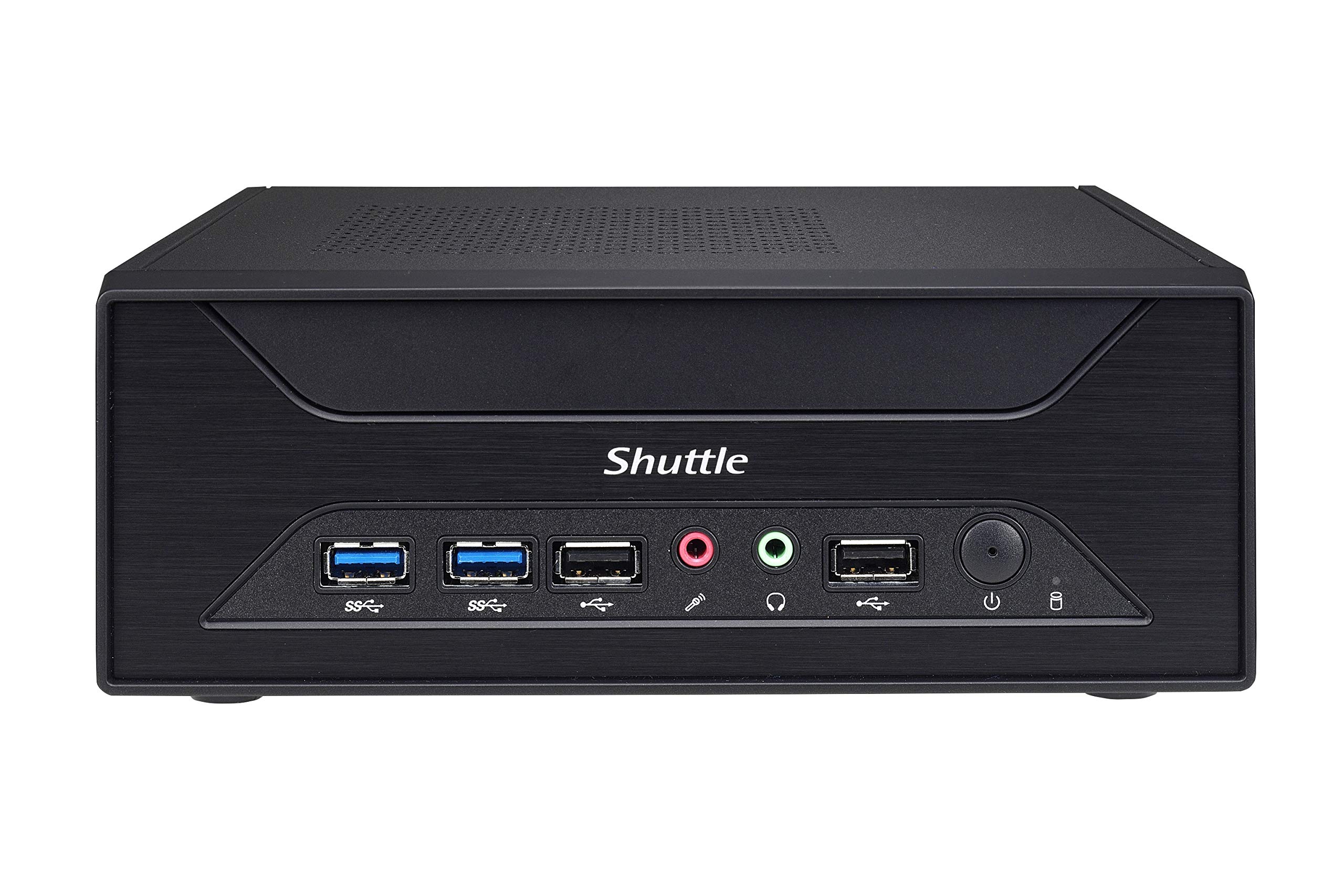 Shuttle XPC Slim XH410G Mini Barebone PC - Intel H410 Chipset, Supports 65W Comet Lake-S LGA1200 CPU, PCI-E X16 Slot (No RAM/HDD/SSD/CPU/OS Included) with VESA Mount - Perfect for Home Office, Digital Signage & Compact Workstations