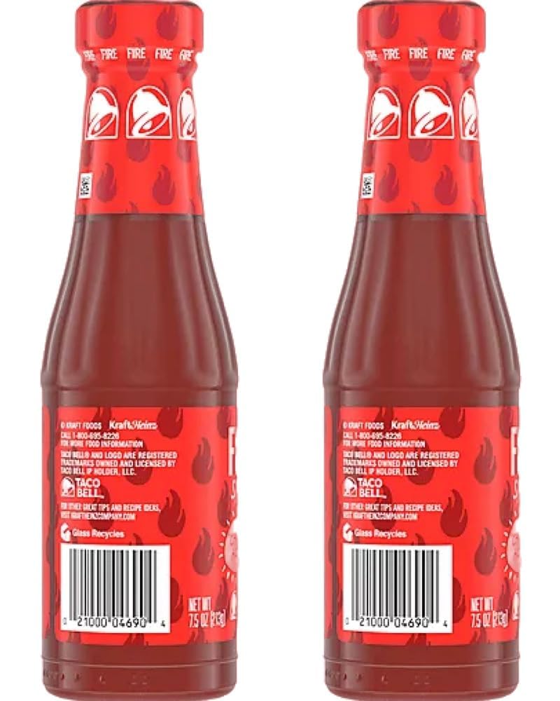 Generic Taco Bill Fire Hot Sauce - 7.5oz (3-Pack) | Extra Spicy Mexican Hot Sauce for Tacos, Burritos & Wings | Perfect for BBQ, Tailgating & Home Cooking