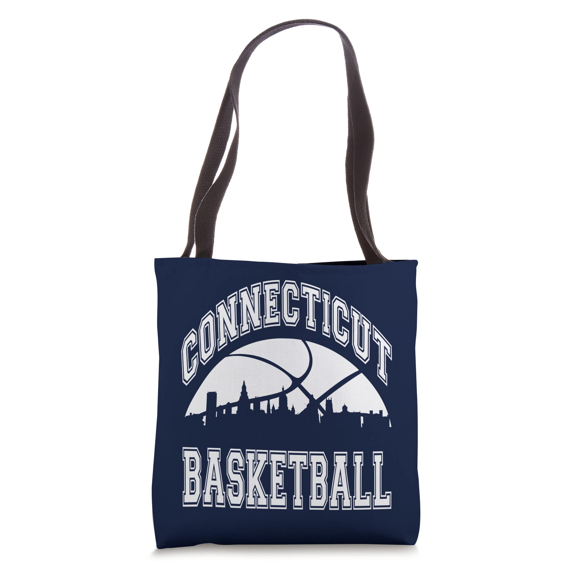 Connecticut Basketball Fan Tote Bag - Stylish College University Themed Reusable Shopping Bag for Games, School & Everyday Use