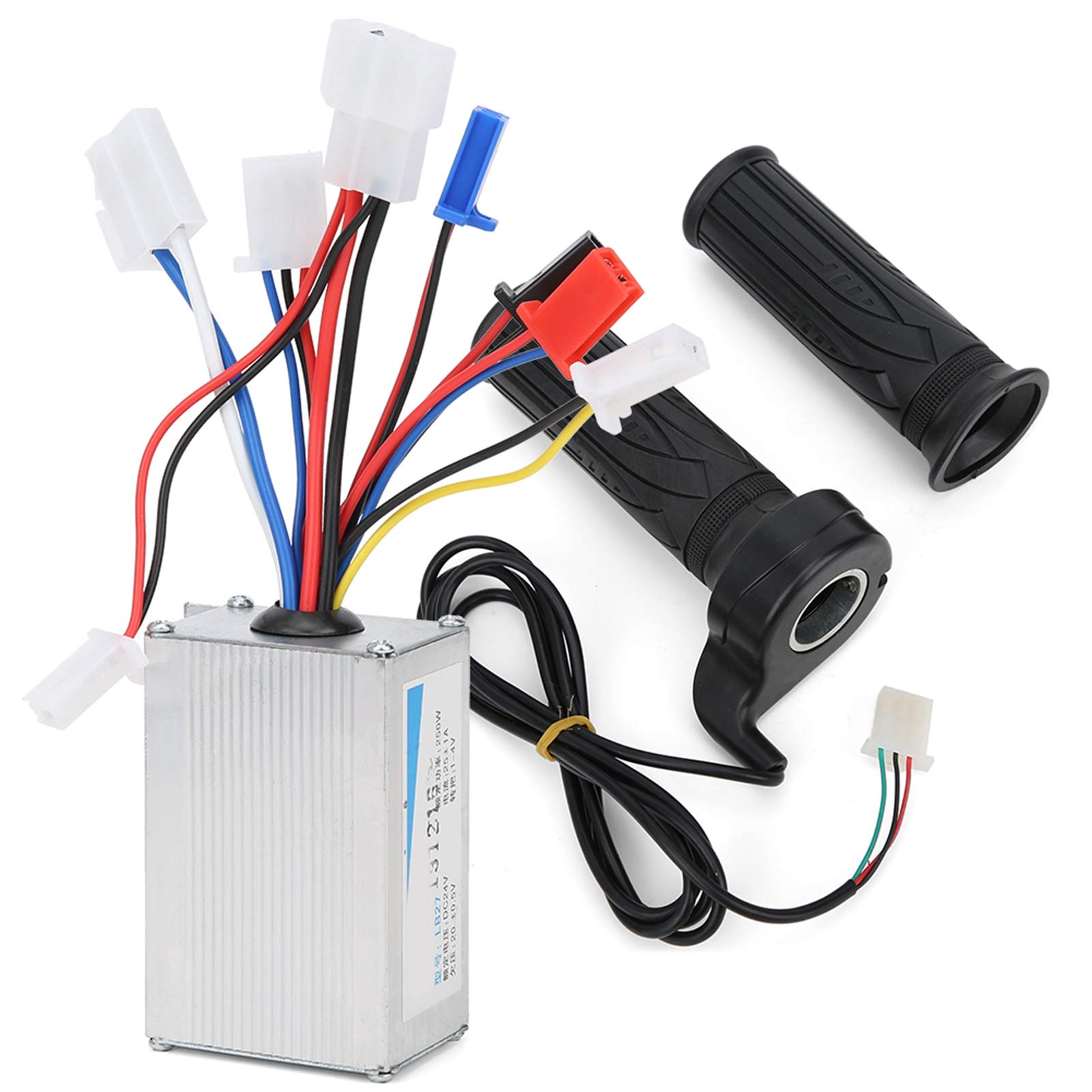 Keenso 24V 250W Electric Bike Thumb Throttle Grip - Brushless Motor Speed Controller with Extended Cable for E-Bike & Electric Scooter - Perfect for Commuting, Off-Road & Urban Riding