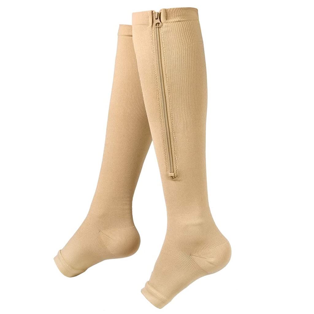 ADUH Compression Socks for Women & Men - 20-30mmHg Graduated Support Socks for Circulation, Running, Hiking & Travel - Knee High Athletic Stockings for Swelling Relief & Performance Boost