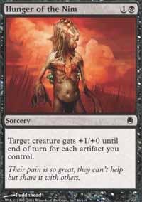 Magic: The Gathering - Hunger of the Nim - Darksteel Expansion Card | Collectible Trading Card Game for MTG Players | Perfect for Deck Building & Competitive Play