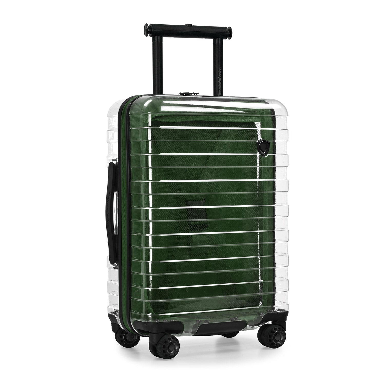 Millennial II Clear Transparent Carry On Luggage - Lightweight Durable Suitcase for Travel, Business Trips & Weekend Getaways