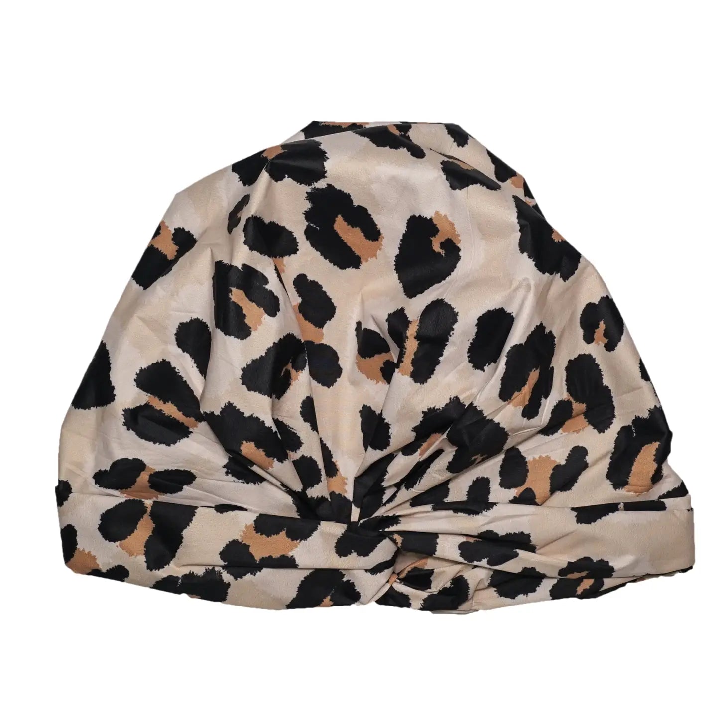 Waterproof Shower Cap with Leopard Print - Soft & Adjustable for Women & Men - Perfect for Bathing, Hair Care, and Salon Use