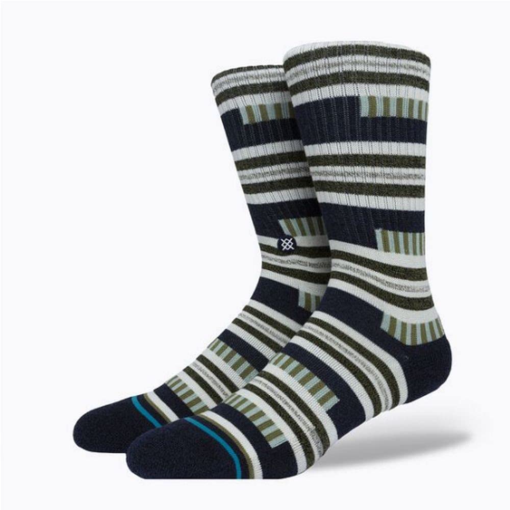 Premium Cotton Crew Socks 3-Pack for Men - Soft Breathable Athletic Socks for Running, Gym & Everyday Comfort - Black/Gray/White