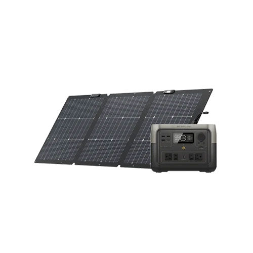 EcoFlow River 2 Max 716Wh Portable Power Station - Solar Generator for Camping, RV, Emergency Backup & Outdoor Adventures