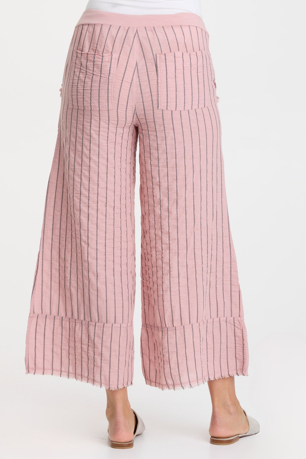 Striped Ace Pants for Men - Comfortable Casual Trousers with Elastic Waistband | Perfect for Work, Travel & Everyday Wear