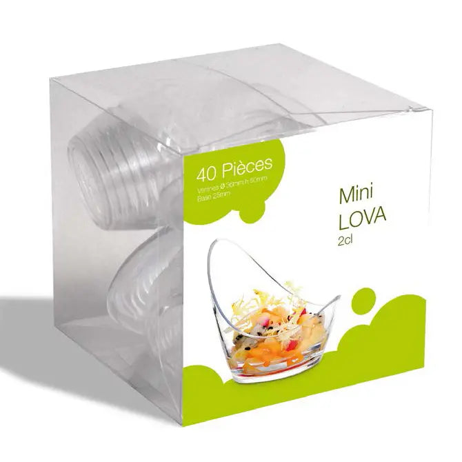 Comatec Mini Love Dish Set - 40 Pieces Non-Toxic Plastic Plates for Kids, Toddlers & Babies - Perfect for Birthday Parties, Picnics & Everyday Use