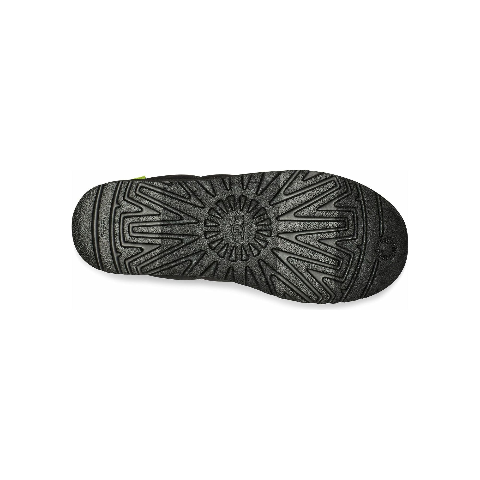 UGG Men's Tasman Puft Slippers - Cozy Fleece-Lined House Shoes for Men, Black - Perfect for Indoor Comfort & Winter Lounging